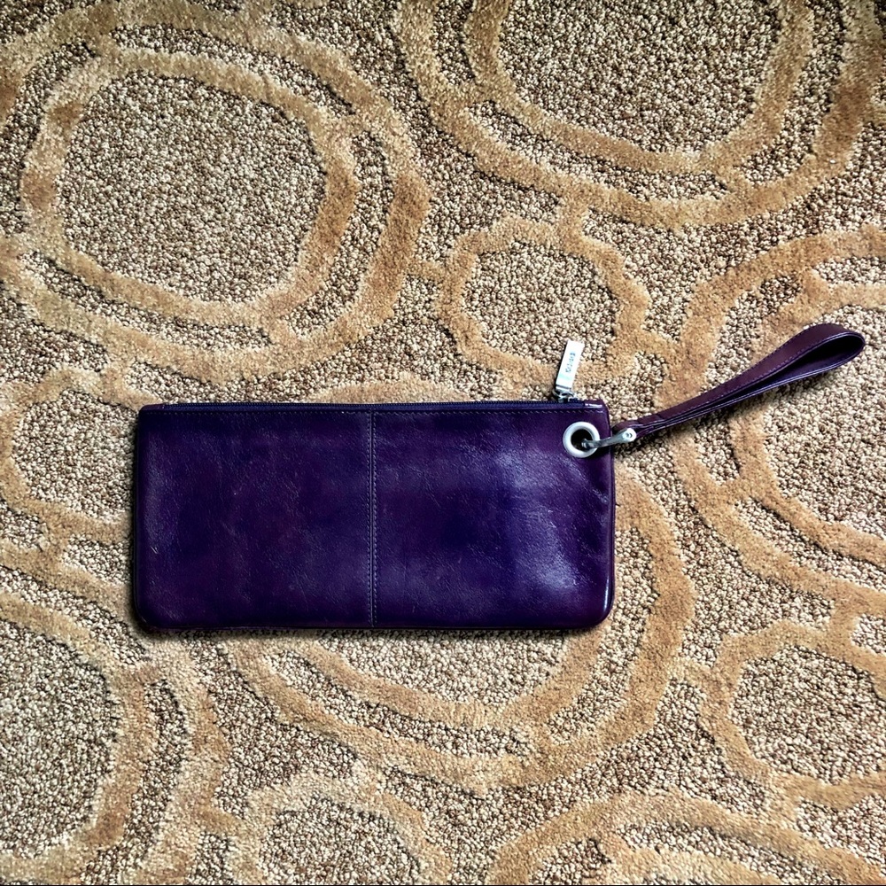 Hobo Int’l Purple Vida Wristlet Clutch